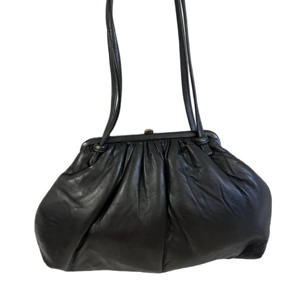 Bill Amberg London Black Soft Leather Pocketbook NWT VTG